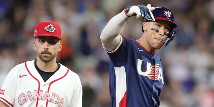 US Navy Seal Who Claims To Have Killed Osama Bin Laden Gives Speech To Team USA Baseball Before Win Over Canada