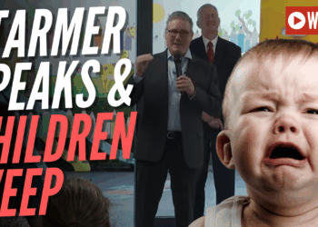 WATCH: Babies Wail During Starmer’s Remarks in Belfast