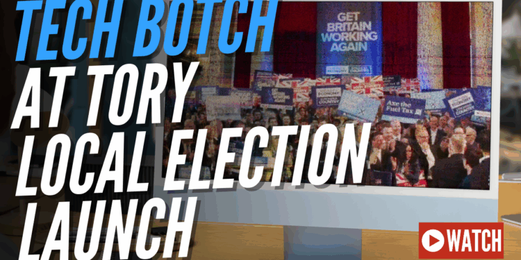 WATCH: Badenoch’s “Best Bits” Montage Fails to Play at Tory Local Election Launch