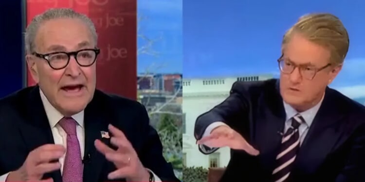 ‘You’re Not Listening’: Joe Scarborough Snaps At Chuck Schumer Over Iran War Dodge
