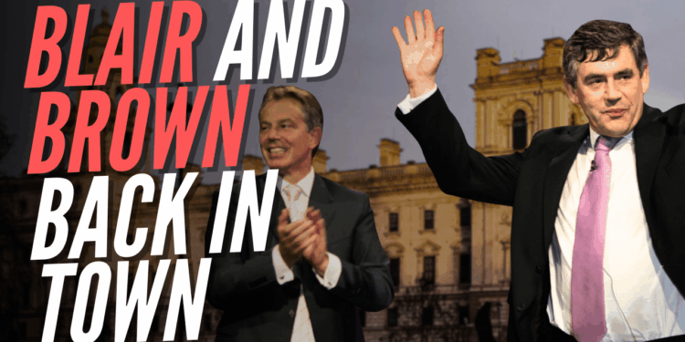 Blair and Brown Back in the Room Again as Ministers Line Up for Talks – Guido Fawkes