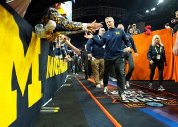 Dusty May’s Michigan Rolls Into the Title Game for Showdown With Dan Hurley’s UConn Machine