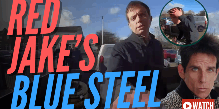 Gormless Justice Minister Styles Hair and Pouts at Constituent’s Door