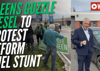 Greens Arrive to Protest Reform Fuel Cut Stunt in Diesel Car – Guido Fawkes
