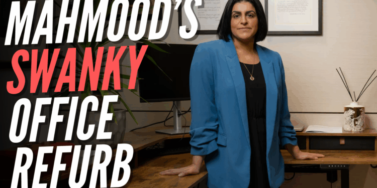 Mahmood Spends £1600 on Furniture & Fittings for Her Private Office – Guido Fawkes