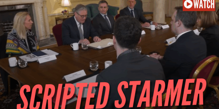 Starmer Reads Entirely From Notes to Meeting of Seven People – Guido Fawkes
