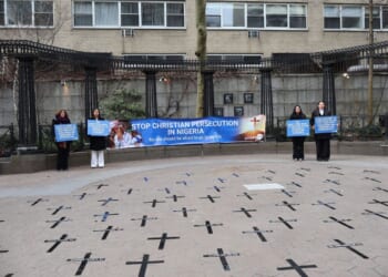 Vigil held outside the UN for persecuted Christians