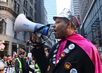 ‘No Kings’ Protester Appalled That The ‘Gays Of Hormuz’ Have Been Left Behind In Cringe Interview With Comedian