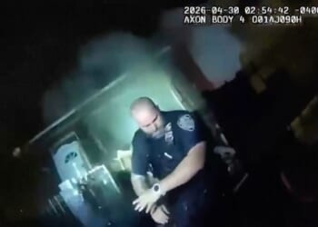 Massive explosion at NYC home sends police officers flying