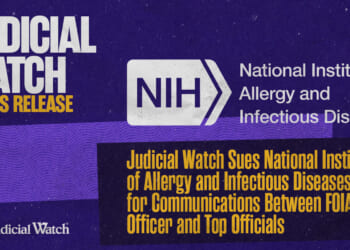 Judicial Watch Sues National Institute of Allergy and Infectious Diseases for Communications Between FOIA Officer and Top Officials
