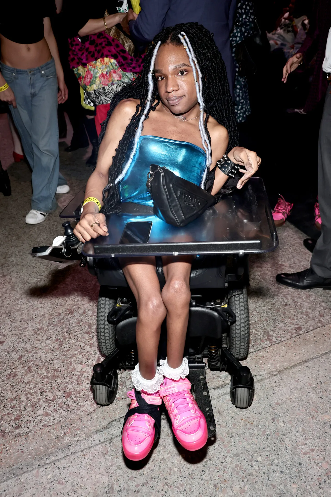 NEW YORK, NEW YORK - APRIL 13: Aaron Rose Philip at Flipper's Roller Boogie Palace on April 13, 2023 in New York City. (Photo by Jamie McCarthy/Getty Images for Flipper's World)