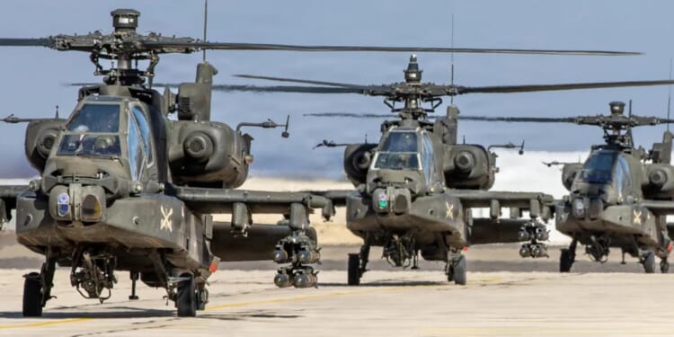 U.S. Army Apaches and Navy Seahawks Obliterate Iranian Boats Blocking Strait of Hormuz