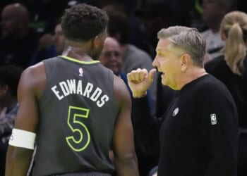 Wolves Ignore Edwards' Warning, Fall Flat in 38-Point Game Two Loss